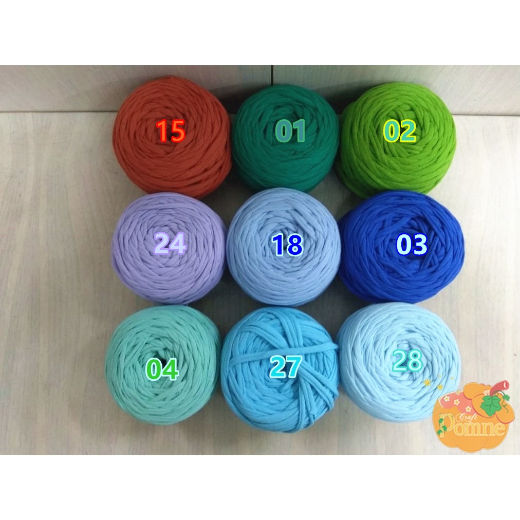 Tshirt Yarn - Benang Tyarn T-shirt yarn - Benang Rajut Kaos - Cotton Cake Series