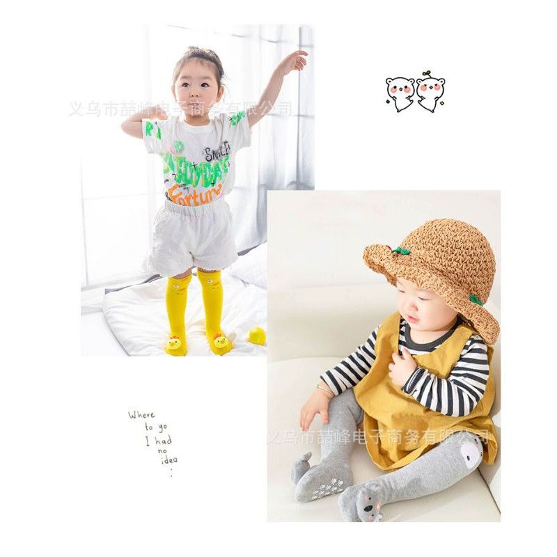 kaos kaki bayi panjang anti selip/kaos kaki anak bayi import 3D motif timbul