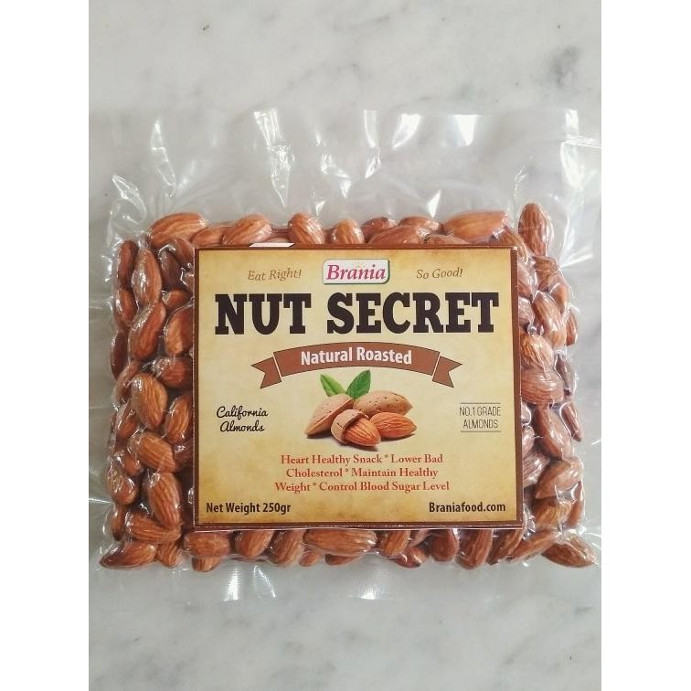

Best Seller Kacang Almond Panggang Rasa Natural 250gr/Roasted Almond Natural