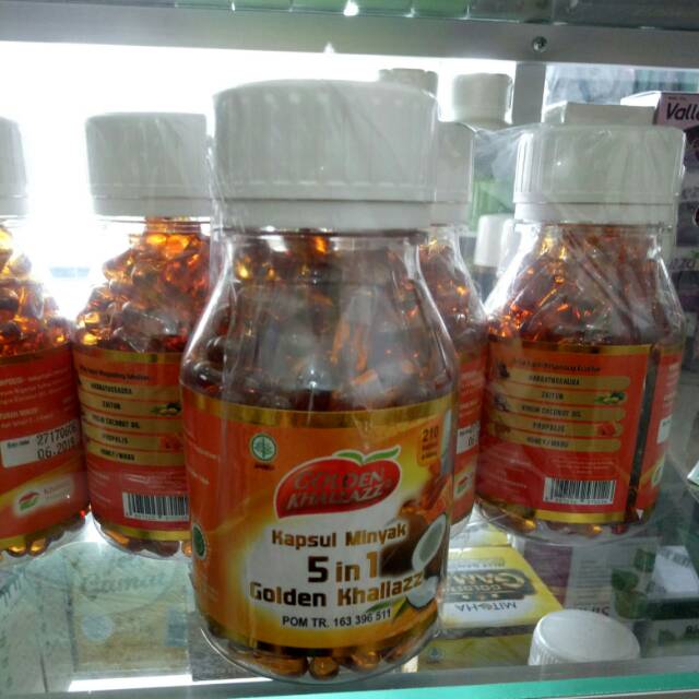 

GOLDEN KHALAS KAPSUL MINYAK 5 IN 1 ISI 210 KP