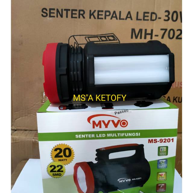 Senter  LED multifungsi MYVO MS 9201