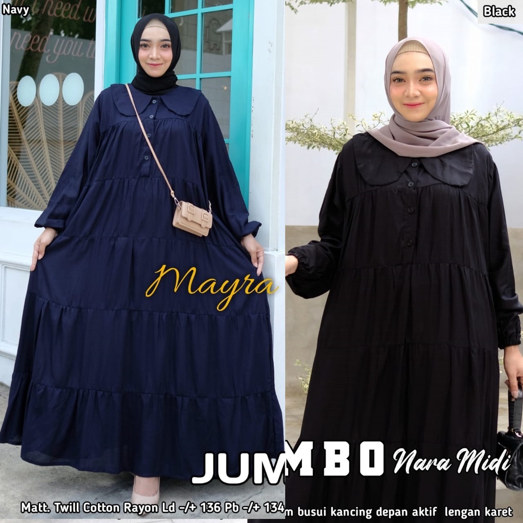 Baju GAMIS XXXXL LD 140 JUMBO Super PB 140 TOYOBO - BADAN GEMUK IBU HAMIL UKURAN BIG SIZE 298-3