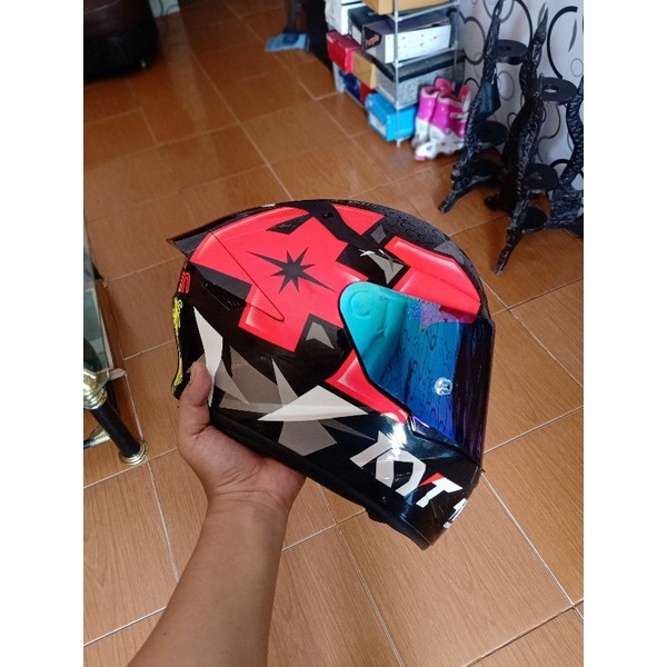 HELM KYT TT-COURSE REPAINT ESPARGARO 2019 VERSI NX-RACE