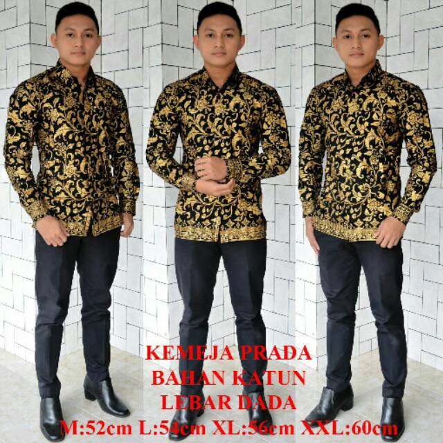 GROSIR KEMEJA BATIK PRADA BAKUNG ,