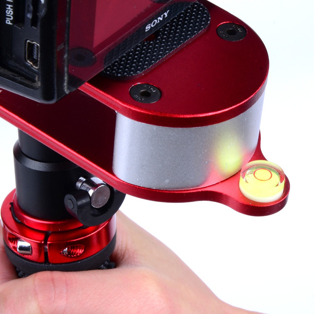 Handheld Stabilizer Kamera DSLR GoPro Xiaomi Yi - OMCSAXRE Red