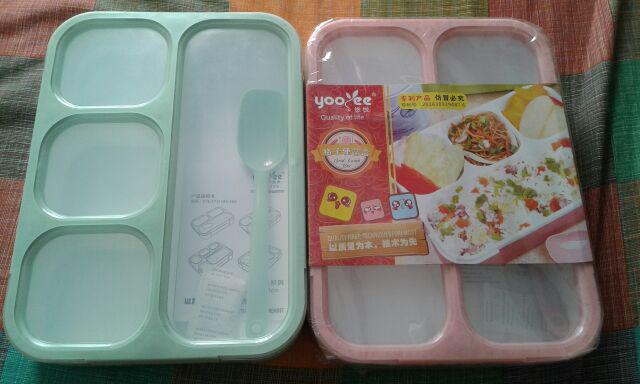 578 New Lunch Box Kotak Makan Yooyee Bento Kotak Bekal Anti Bocor Tumpah