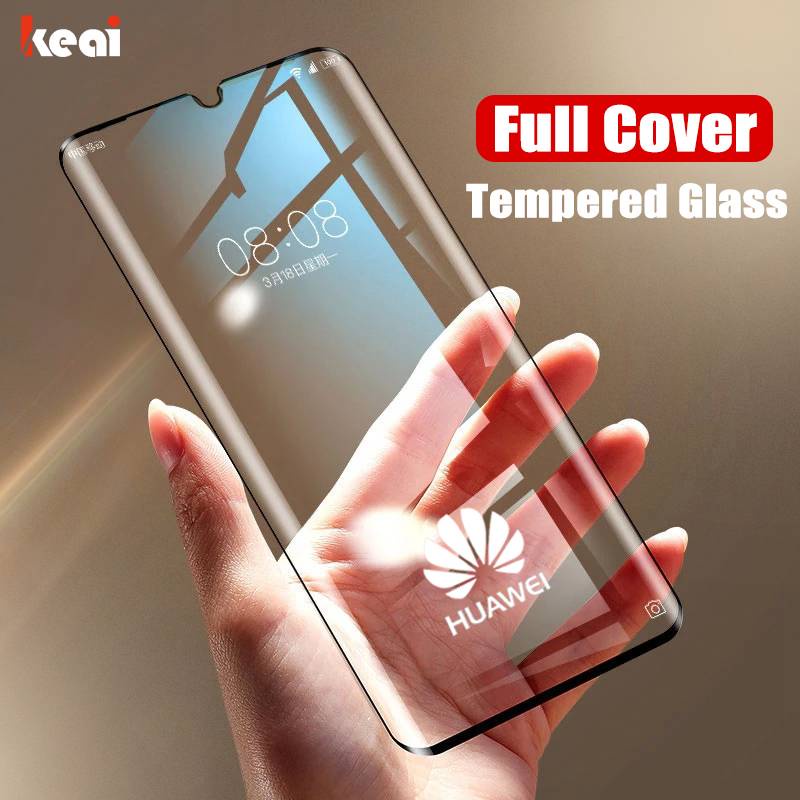 Full Cover Tempered Glass For Huawei P30 P40 P20 Mate 30 10 20 Lite Pro Screen Protector Huawei Honor 20 Pro 30 9X Curved Glass