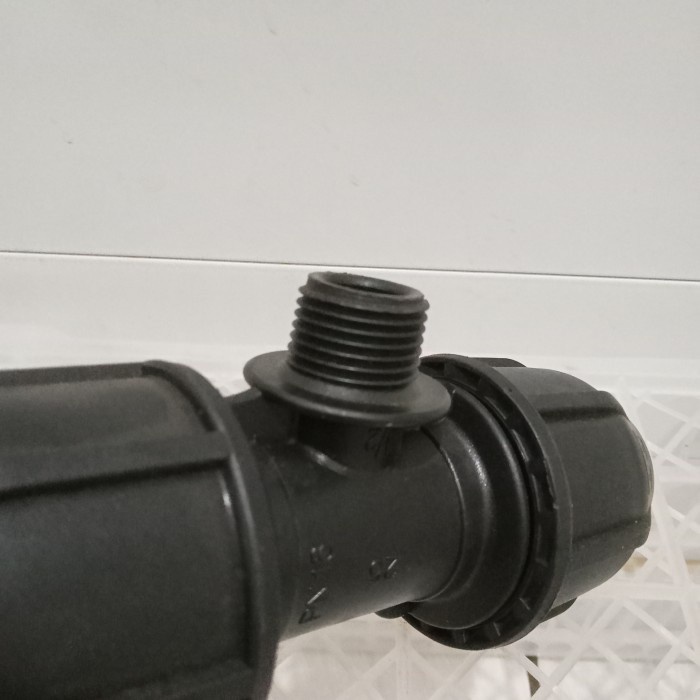Male tee 20mm x 1/2 inch Sambungan pipa hdpe sok drat luar