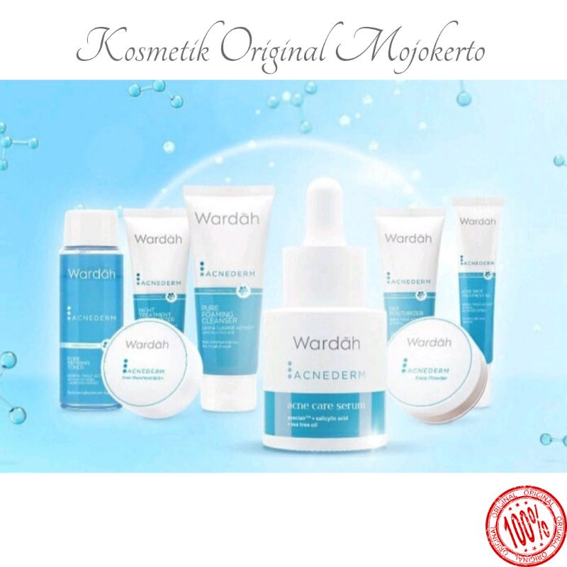 Wardah Acnederm Series | Wardah Perawatan Kulit Berjerawat | Wardah Acnederm Moisturizer | Acnederm