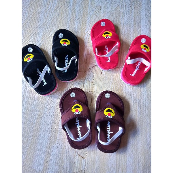 [0-2th] SANDAL BABY BUNYI CITCIT ELMO / SANDAL PREWALKER BAYI UNISEX LAKI LAKI PEREMPUAN / SANDAL PREWALKER BUNYI CITCIT KARAKTER KARTUN ELMO