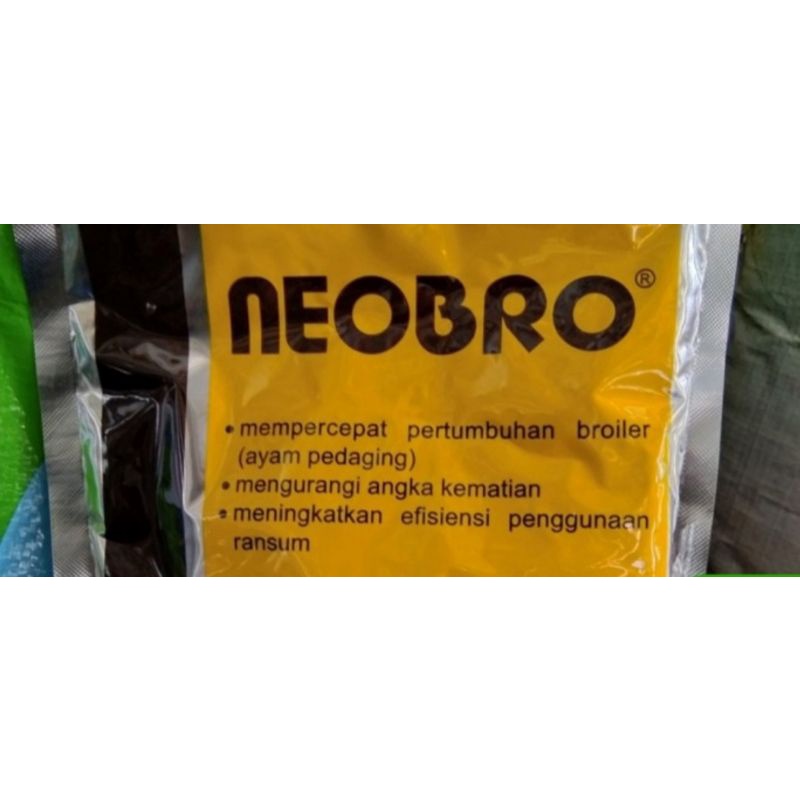 NEOBRO 100 GRAM obat vitamin peng gemuk nafsu makan ayam burung bebek hamster ikan persingkat masa panen medion ori