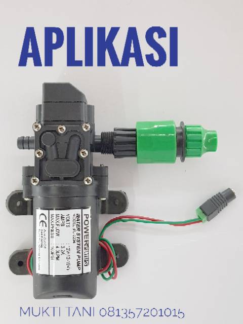 DINAMO POMPA AIR POWERPUMP DAN ADAPTOR 12V 5A