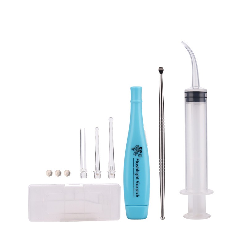 

Tonsil Stone Remover LED Light Ear Pick Sendok Kotoran Telinga Stainless Steel