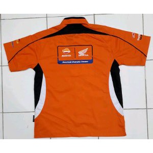 BAJU KEMEJA BORDIR MOTOGP HONDA REPSOL HITAM [SALE]off40%