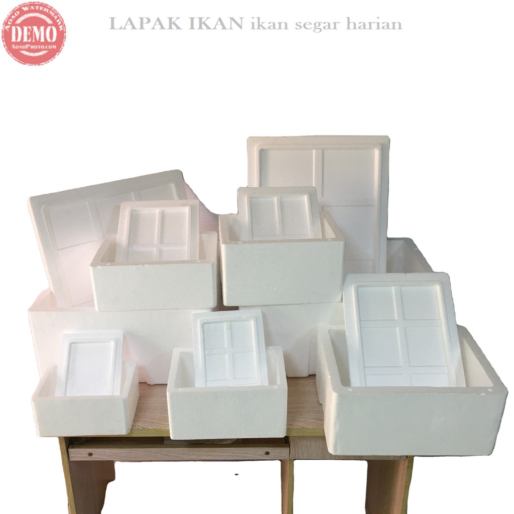 Box Ikan Styrofoam Packing Tambahan