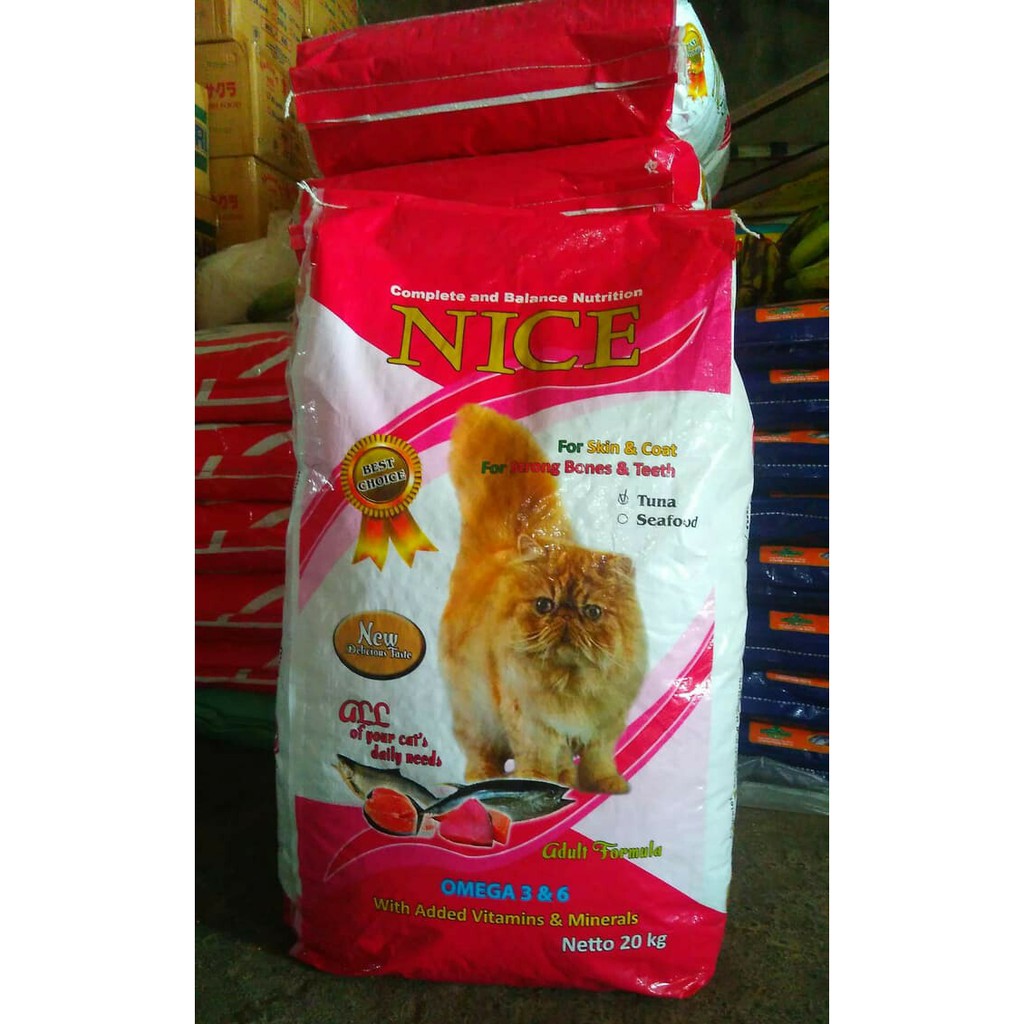 Nice Tuna Donat 20kg Repack Makanan Kucing Cat Food Murah