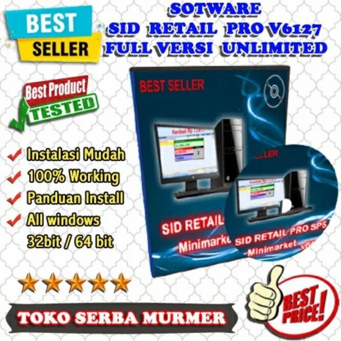 (READY) software toko swalayan minimarket sid retail pro 6127