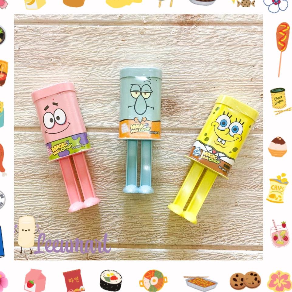 

(O-UCO (☀ Korean Magic Hair Candy / Korea Viral Squidward Spongebob Candy / Magic Hair Candy Viral (super keren