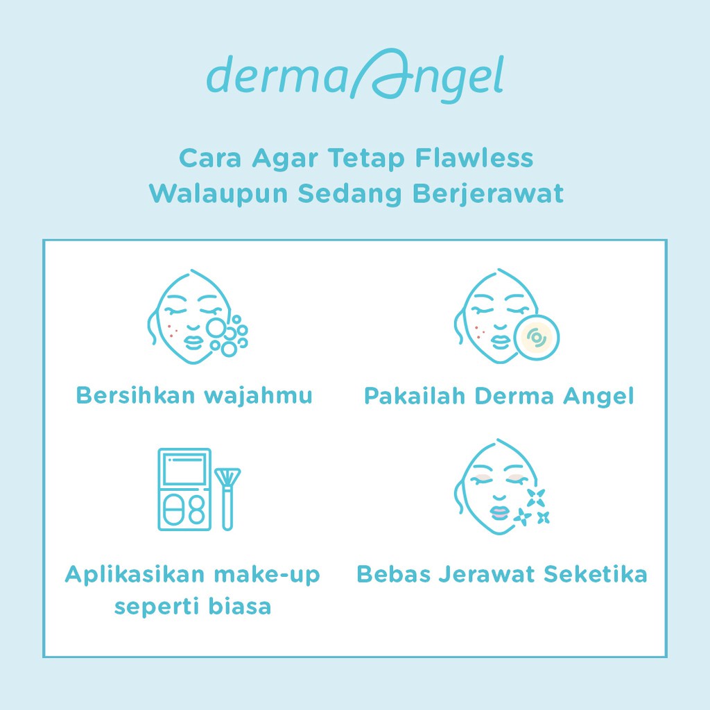 DERMA ANGEL (BPOM) Acne Patch Day Night Plester Jerawat Transparan Intensive Gel (VH)