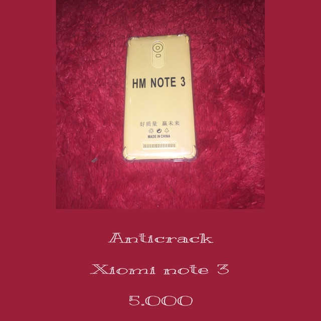 Anticrack Xiomi note 3
