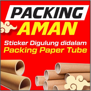 

Packing Papertube Tambahan Untuk Sticker