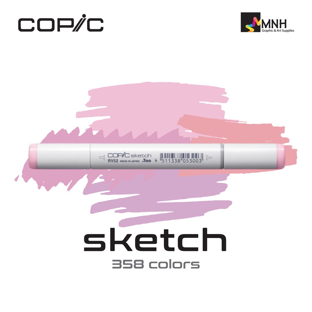 

Spidol Copic Sketch Marker Red-Violet Series (Satuan) RV52 - RV99