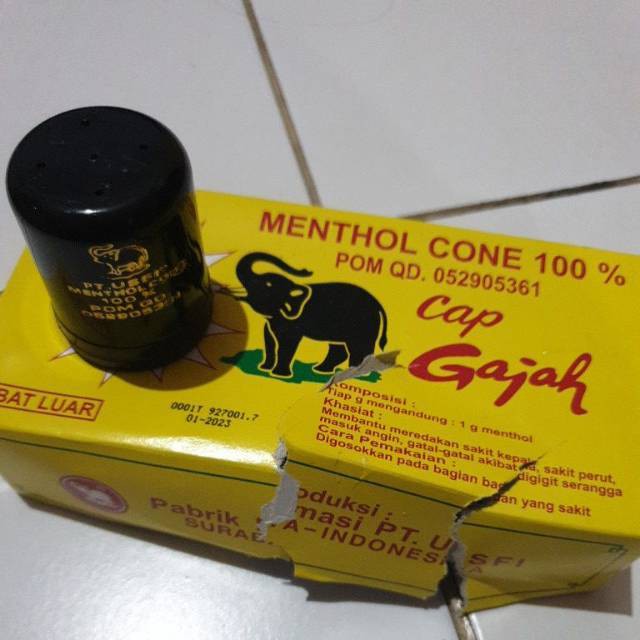 

Menthol cap gajah Mentol Gajah no. 1 2 3 4