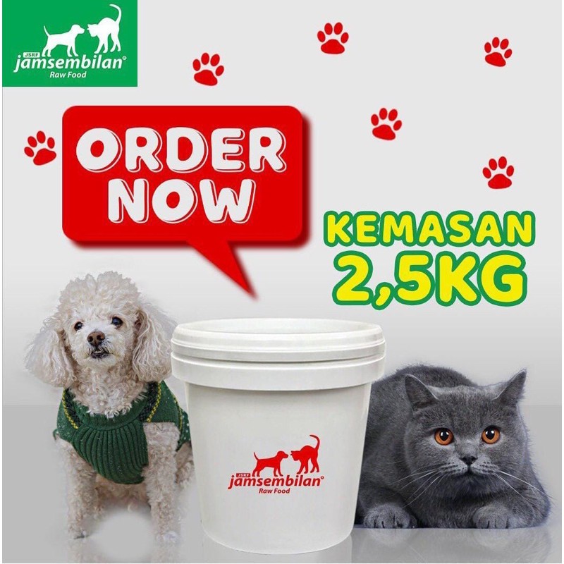 

[2,5kg] Jam Sembilan Rawfod (JSRF)