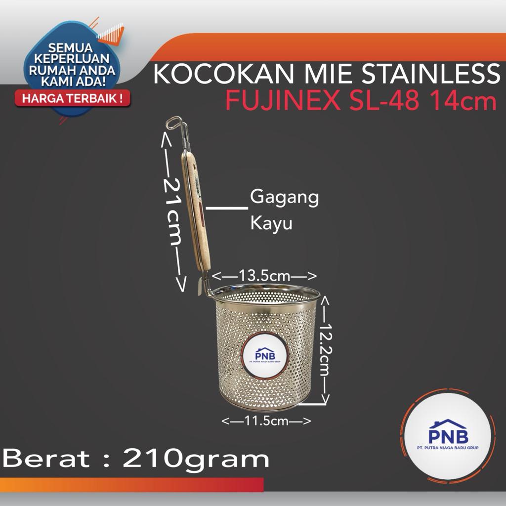 Saringan Mie Stainless/ Kocokan Mie/ Noodle Strainer FUJINEX SL-48
