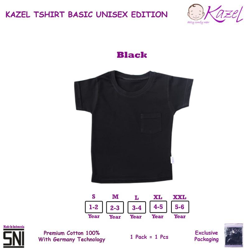 Kazel Tshirt Basic Pocket - Unisex Edition