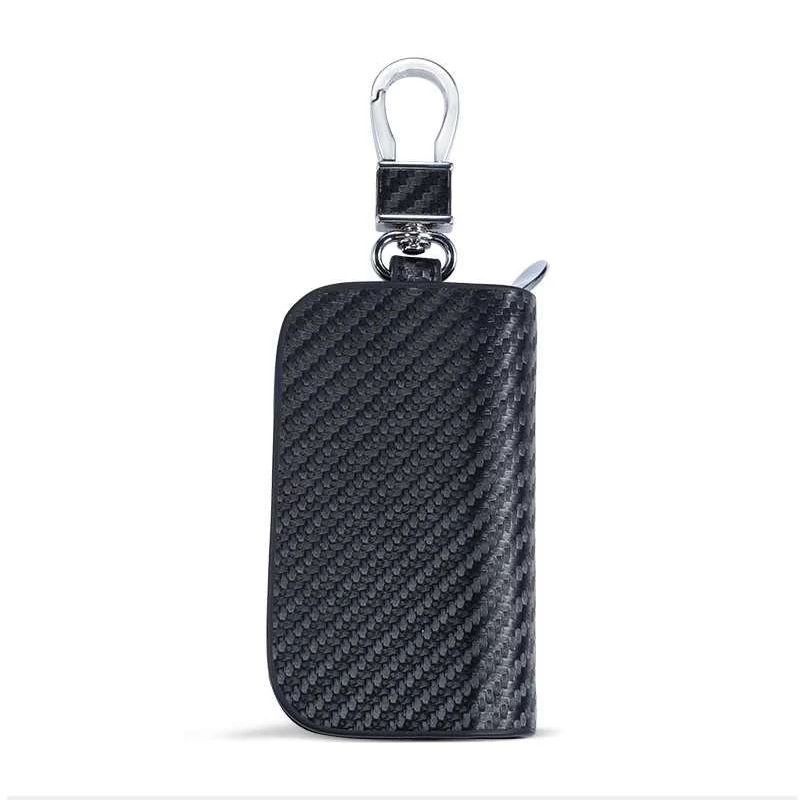 dompet kulit stnk mobil motor premium model hitam carbon karbon