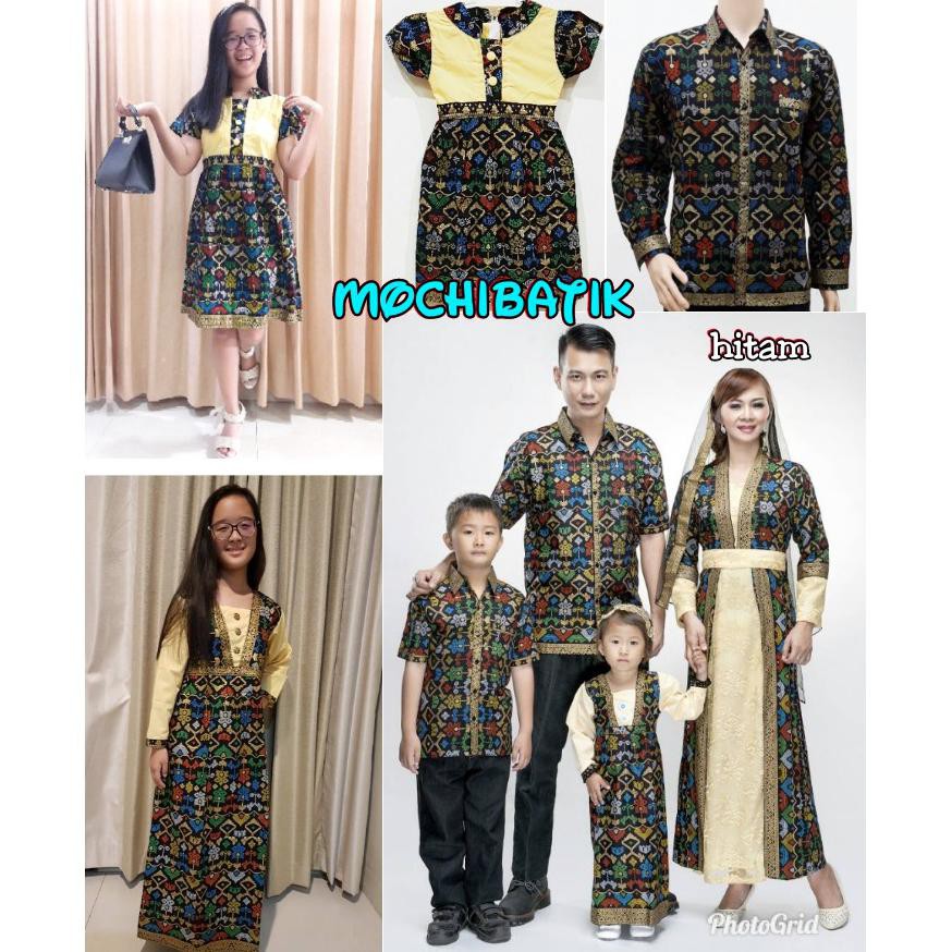 Termurah Sarimbit Batik Keluarga/Family Gamis Terusan Muslim Krisdayanti (Kd) Prodo Batik Modern