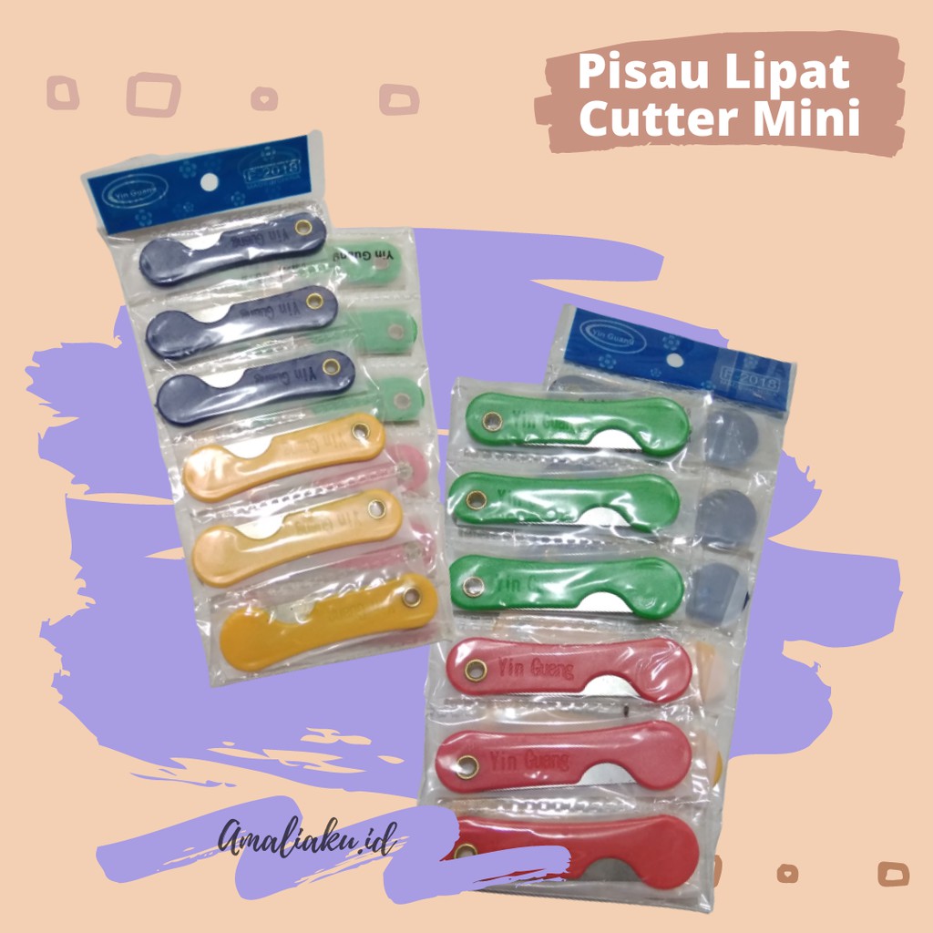 

Pisau Lipat Kecil/ Cutter Mini/ Pemes