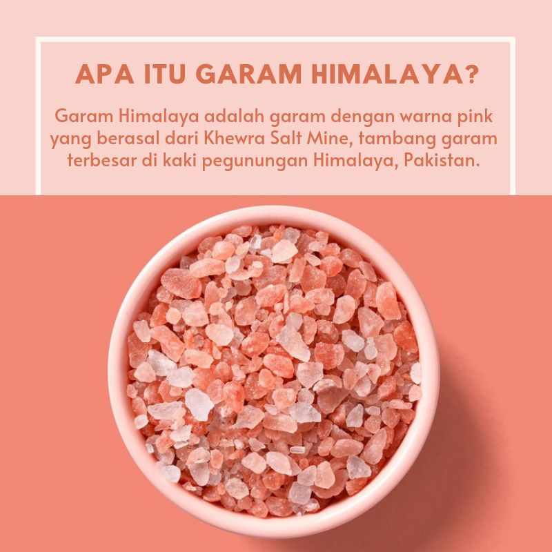 Garam Himalaya 500gr Himalayan Light Pink Salt Halus 500 gram