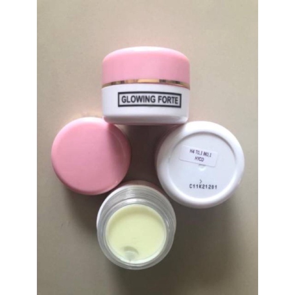 glowing forte - krim malam pencerah k / pemutih / flek ringan & efek glow glowing forte - krim malam