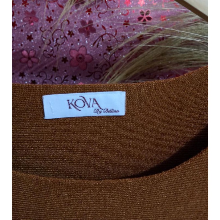 blouse rajut kova import