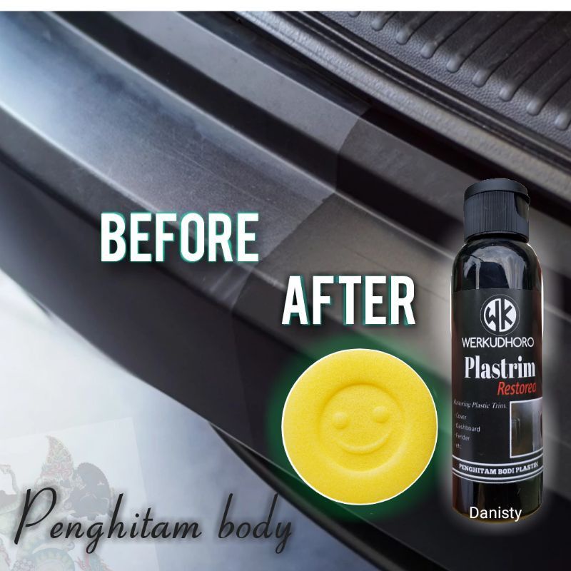 COD Penghitam body motor 100 ml cairan penghitam permanen penghitam body black to magic restored