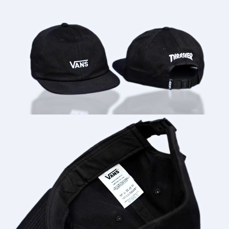 Topi Five Panel Vans X Thrasher High Premium Quality Full Tag