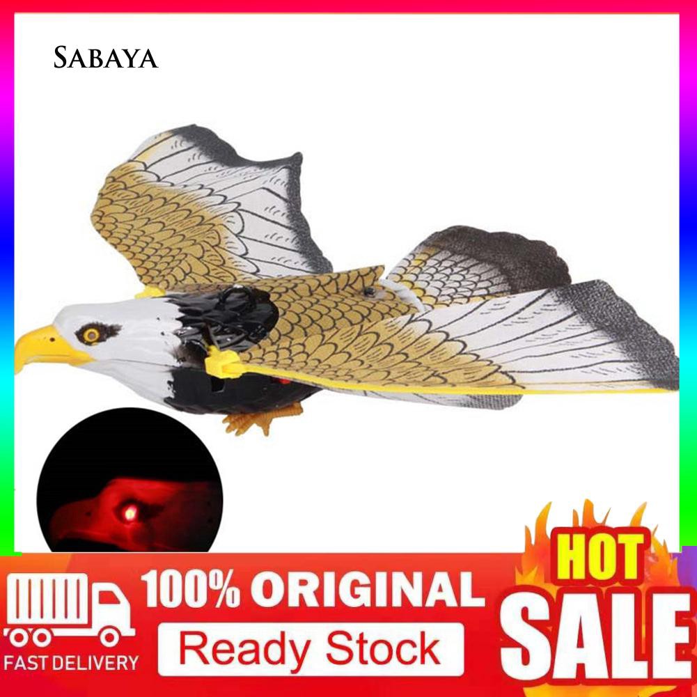 Mainan Burung Elang Terbang Dengan Led Suara Untuk Hadiah Anak