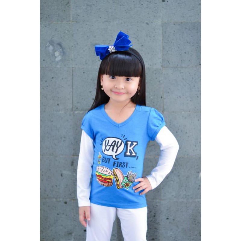 DAPAT 10 KAOS RAGLAN TEE GRAZIELLA