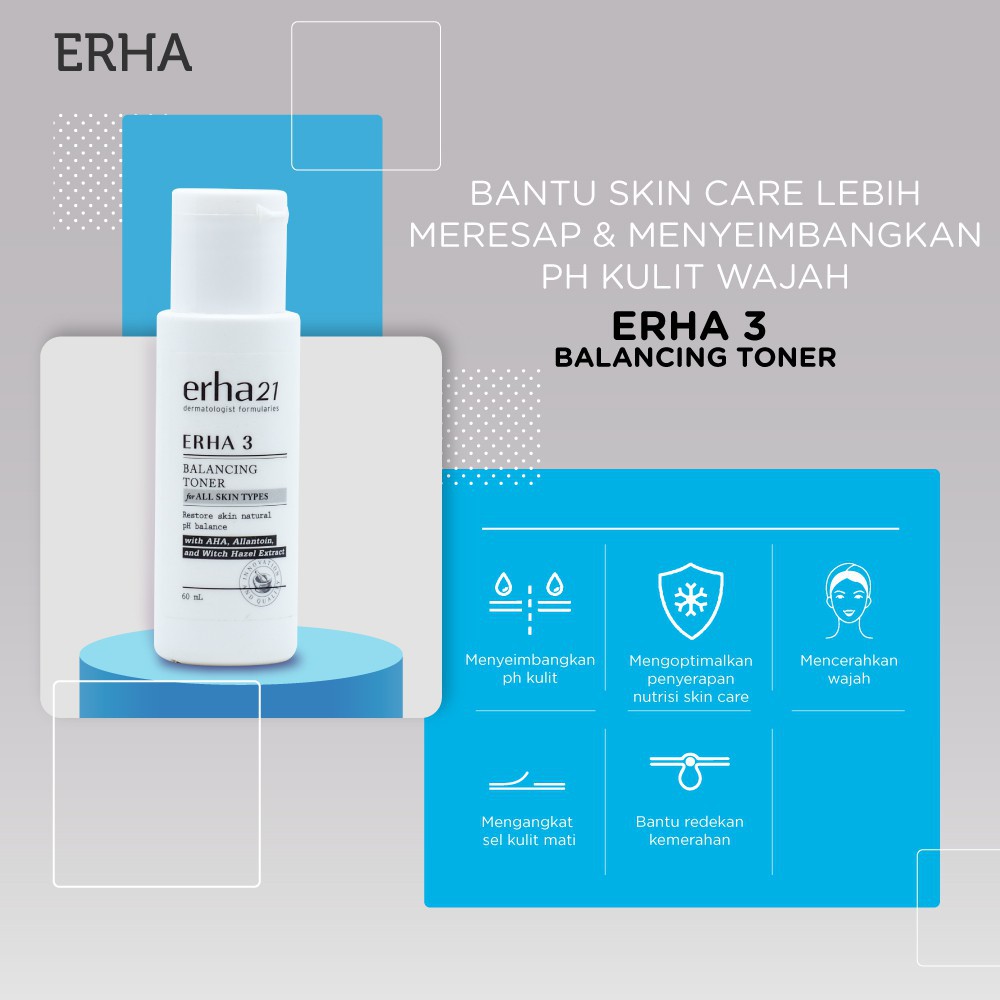 ERHA 21 Facial Wash For Normal &amp; Dry Skin with AHA, DMAE &amp; Aloe Vera Extract / Sabun Wajah LDA