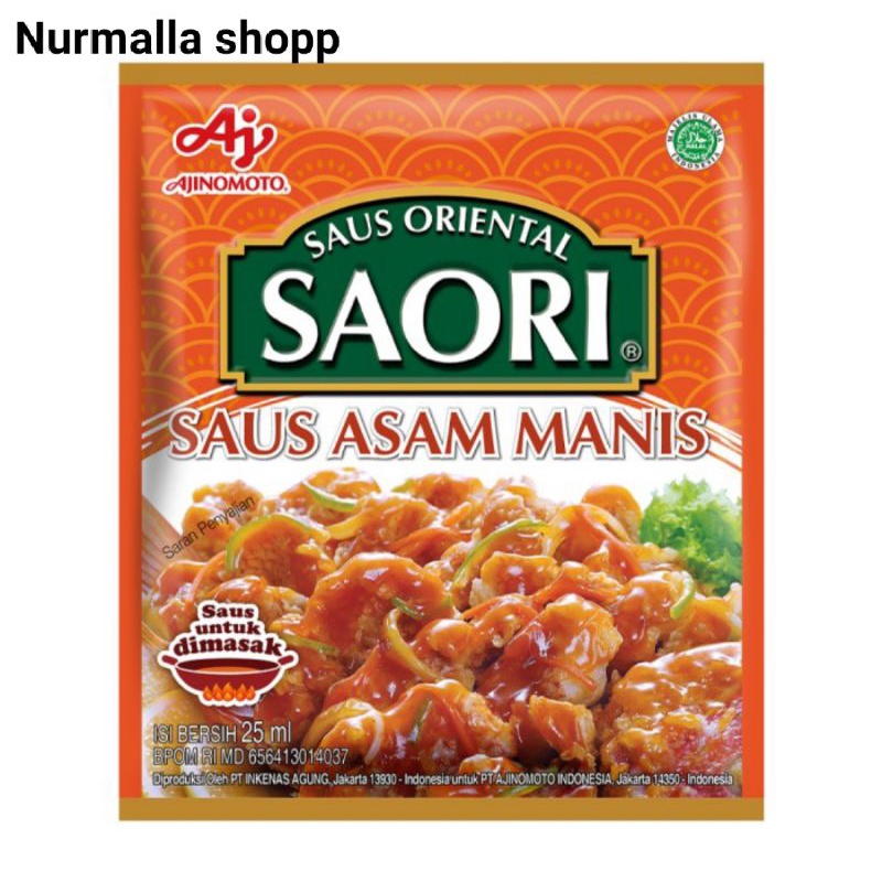 Saori® Saus Asam Manis  Kemasan 25ml Saos Oriental