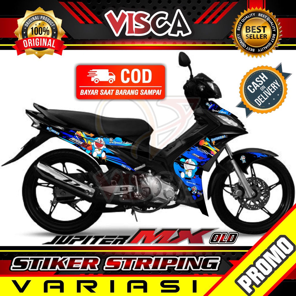 Striping Jupiter Mx Old - Stiker Sticker Striping Variasi Lis Yamaha Jupiter Mx Old - Striping Holog