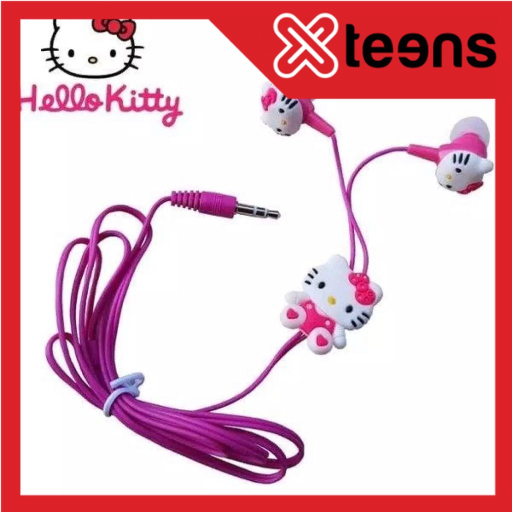 Handsfree / Headset Karakter Hello Kitty hands free Handfree Earphone Karakter