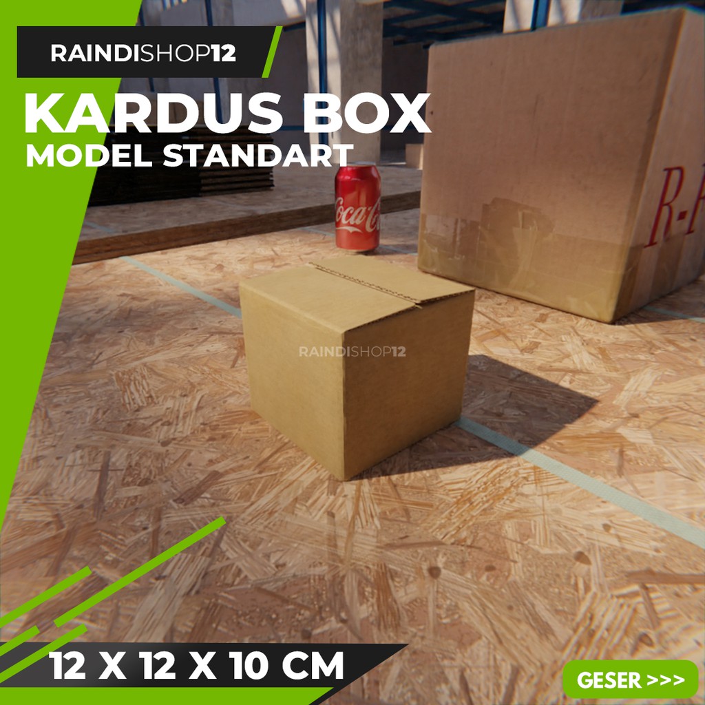 

BOX 12 X 12 X 10 CM KARDUS KOTAK KEMASAN PACKAGING KADO POLOS