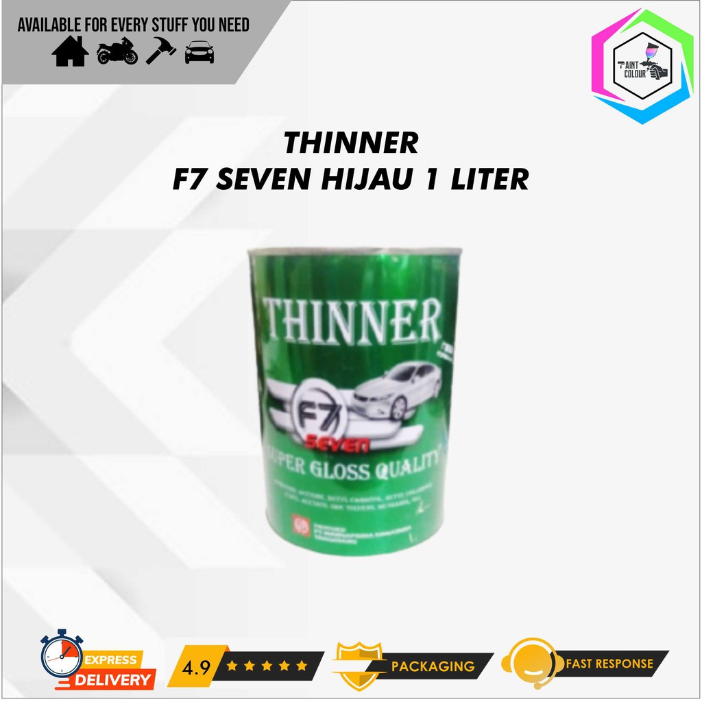 Thinner F7 Super Gloss Ukuran 1 Liter Pengencer Cat