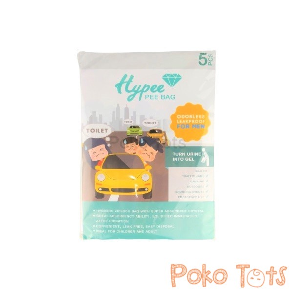 Hypee Pee Bag isi 5 Kantong Pipis Gel For Men WHS