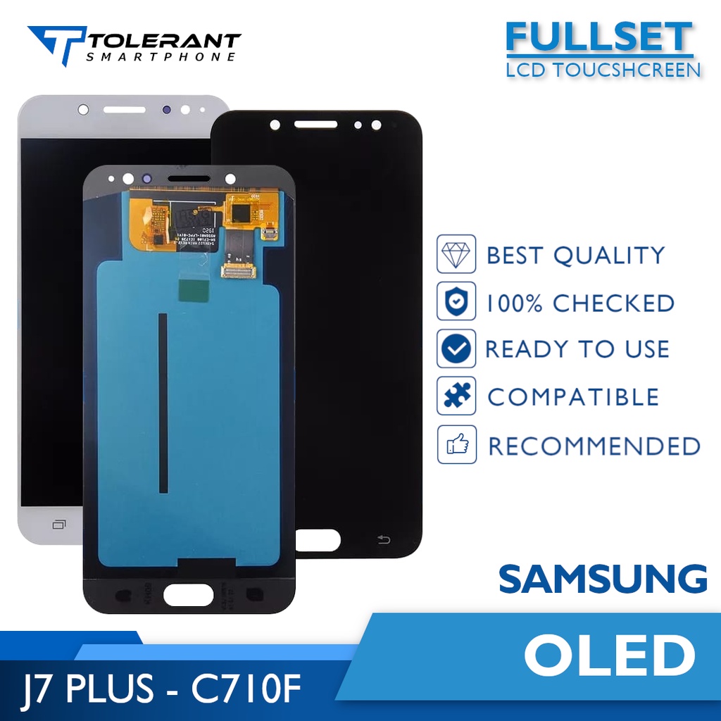 ORIGINAL LCD SAMSUNG J7 PLUS C7 2017 C710F C710FDS C710 FULLSET TOUCHSCREEN