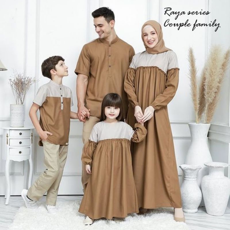 Sarimbit Keluarga Raya //M.L.XL.XXL Sarimbit Keluarga • Gamis Koko Anak Usia 4-10tahun