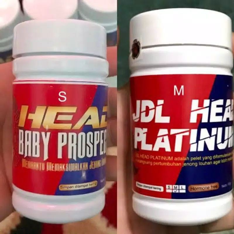 Pusat Aquarium Pelet Khusus Jenong Louhan JDL Head Platinum Pakan Ikan Louhan 50gr